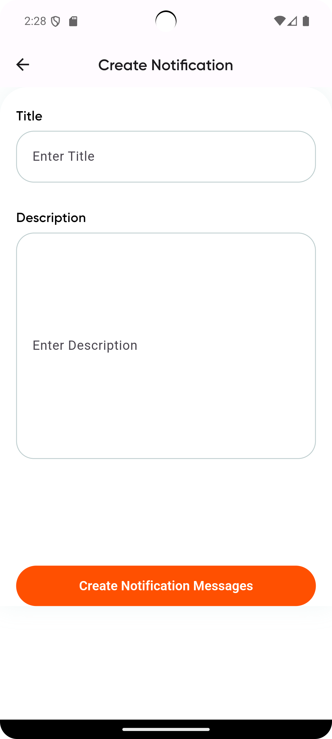 Admin App Screen 2